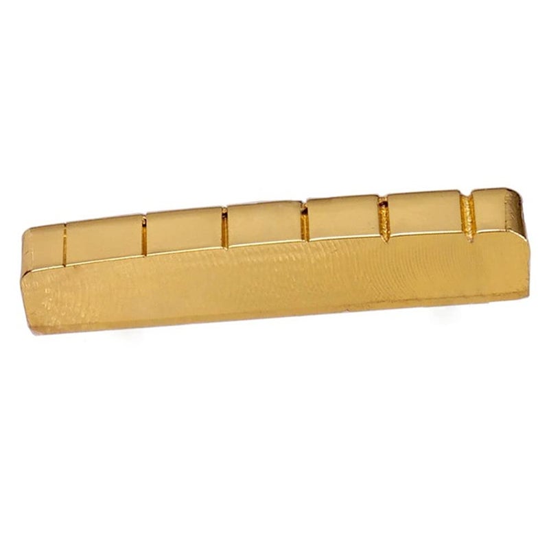 JD.Moon Electric Guitar Nut Brass 6 String Slotted For Les Paul Epiphone Guitar Parts 42mm - Image 3